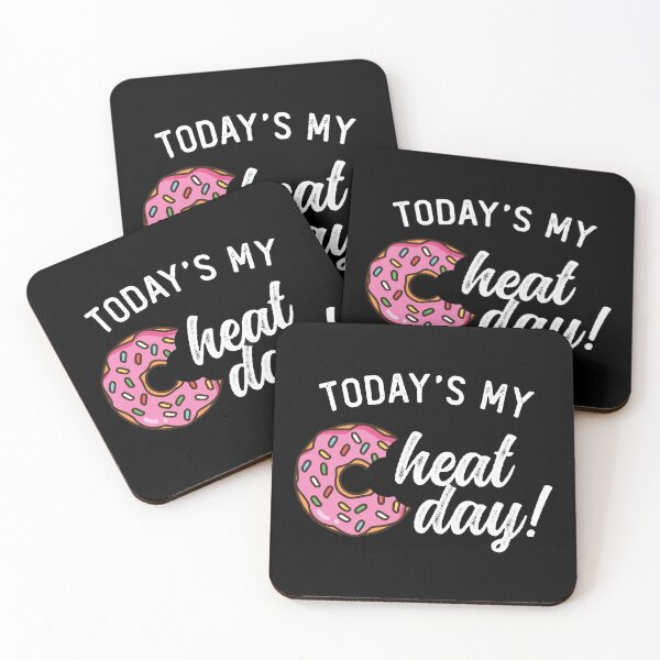 Item preview, Today's My Cheat Day - Funny Gym Artwork designed and sold by WolfSpiritCo.