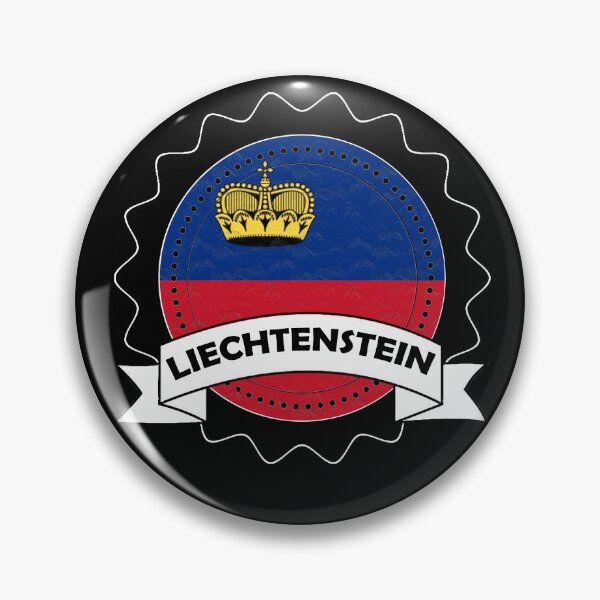 Item preview, Liechtenstein Emblem-Badge-Flag designed and sold by Gina-Driada.