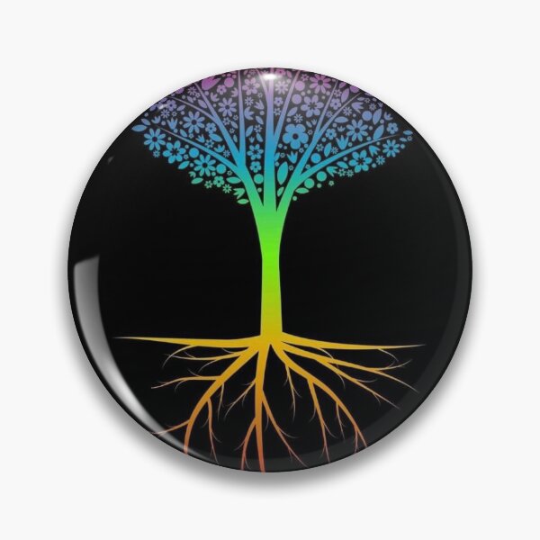 Item preview, Tree , Colored , black background, Nice ,  designed and sold by Jinan15k.