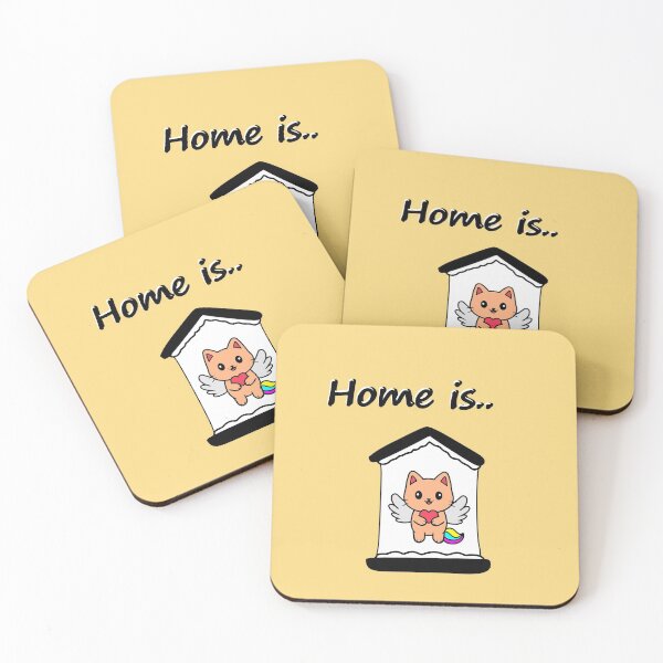 Item preview, Home Is Where Your Cat Is designed and sold by Imakeyouhappy.