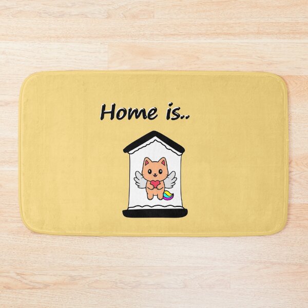 Item preview, Home Is Where Your Cat Is designed and sold by Imakeyouhappy.