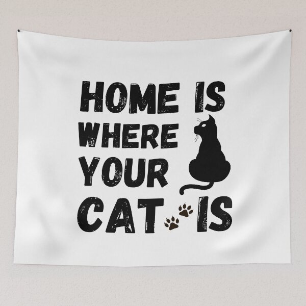 Item preview, Home Is Where Your Cat Is designed and sold by Johan Liebert.