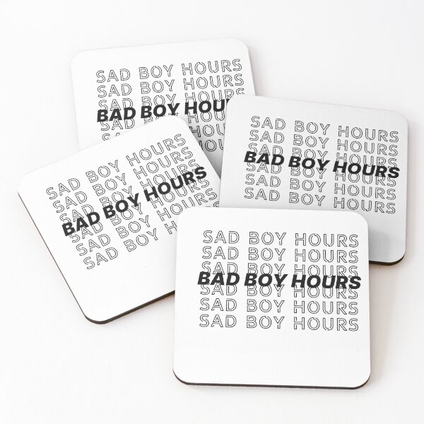 Item preview, Sad boy hours - bad boy hour (black) designed and sold by Slaystyle.