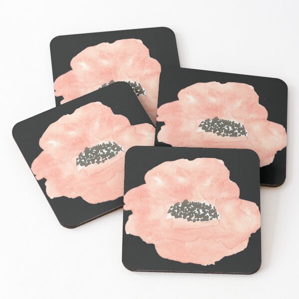 Item preview, peach watercolor flower designed and sold by krishna chauhan.