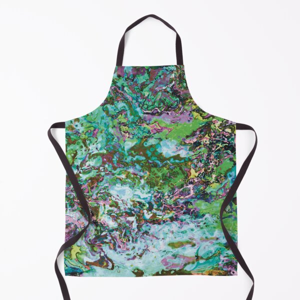 Item preview, Magic Garden Flow - Colorful Paint Pour/ Fluid Art - Unique and Vibrant Abstract Acrylic Paintings for Art Prints, Canvas Prints, Wall Art, Mugs, Leggings, Phone Cases, Tapestries and More designed and sold by cherdoodles.