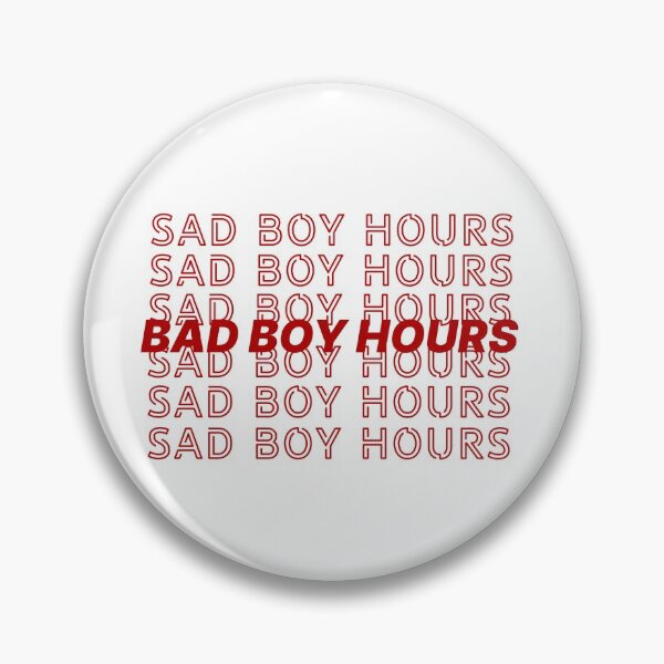 Item preview,  Sad boy hours - bad boy hour (red) designed and sold by Slaystyle.