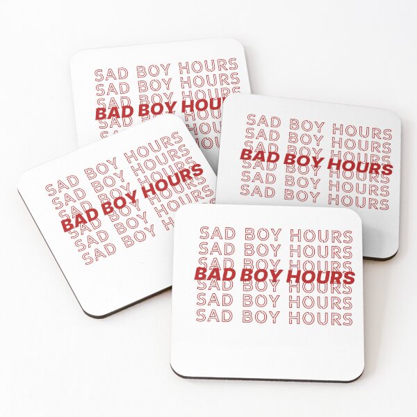 Item preview,  Sad boy hours - bad boy hour (red) designed and sold by Slaystyle.
