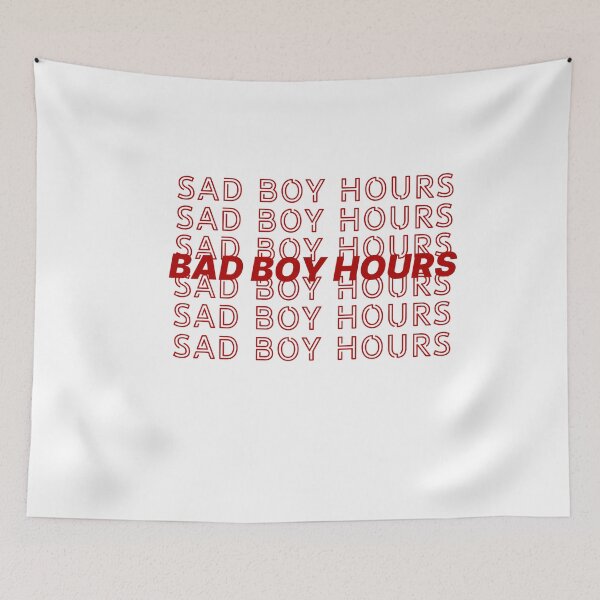 Item preview,  Sad boy hours - bad boy hour (red) designed and sold by Slaystyle.