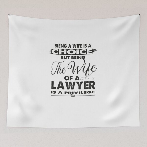 Item preview, Funny Being The Wife Of A lawyer Is Privilege, Great Gift Idea To lawyer husband , Funny Saying  From Wife To A Lawyer Husband designed and sold by Rassitni.