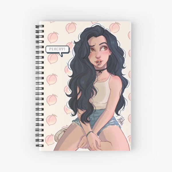 Peachy Spiral Notebook