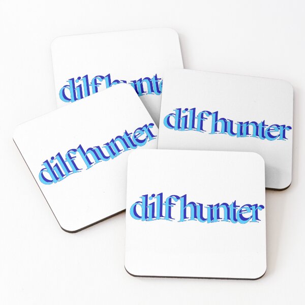 Item preview, DILF HUNTER SWIRLY WORD ART designed and sold by smlangann.