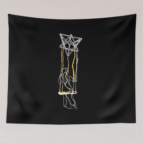 Item preview, Single Line - Merkabah (White) designed and sold by MaxencePierrard.