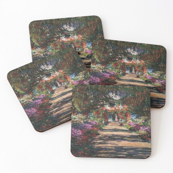 Item preview, Garden At Giverny - A Monet Painting 1900 View Through A Window designed and sold by molamode.