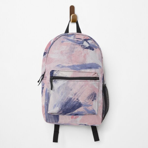 Item preview, Abstract Random Brush Strokes Blush Blue White designed and sold by Cato99.