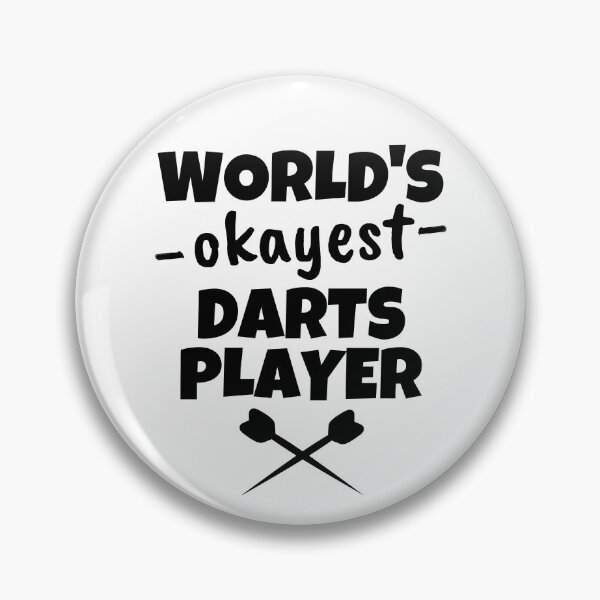 Item preview, World's okayest darts player designed and sold by TheGreenGoat.