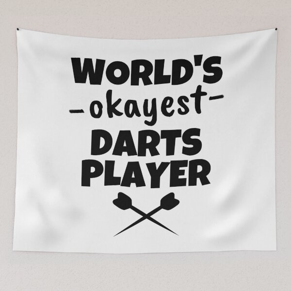 Item preview, World's okayest darts player designed and sold by TheGreenGoat.