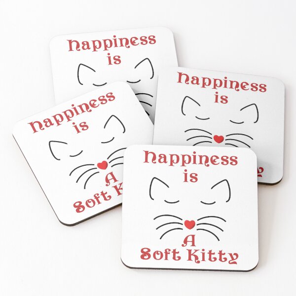 Item preview, Happiness is a soft kitty designed and sold by Brad Chambers.