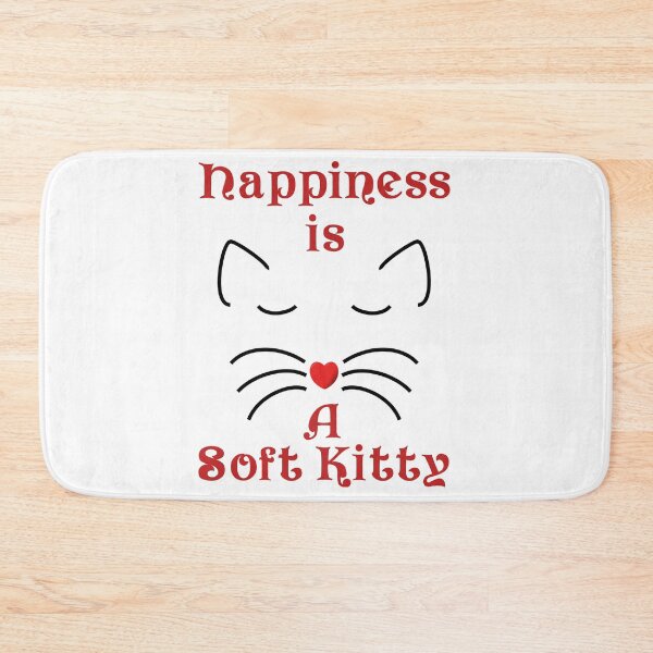Item preview, Happiness is a soft kitty designed and sold by Brad Chambers.