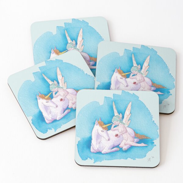 Item preview, The Fairy and The Unicorn designed and sold by AlbaGiuliaC.