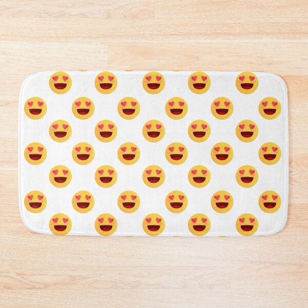 Item preview,  Pattern emoji love | Happy Face | heart | transparent background by asdev designed and sold by asdev.