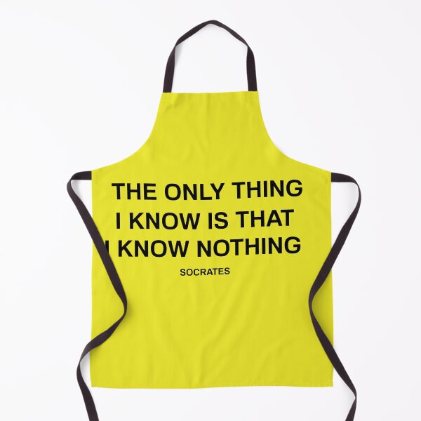 Item preview, The only thing I know is that I know nothing. designed and sold by basileiossav.