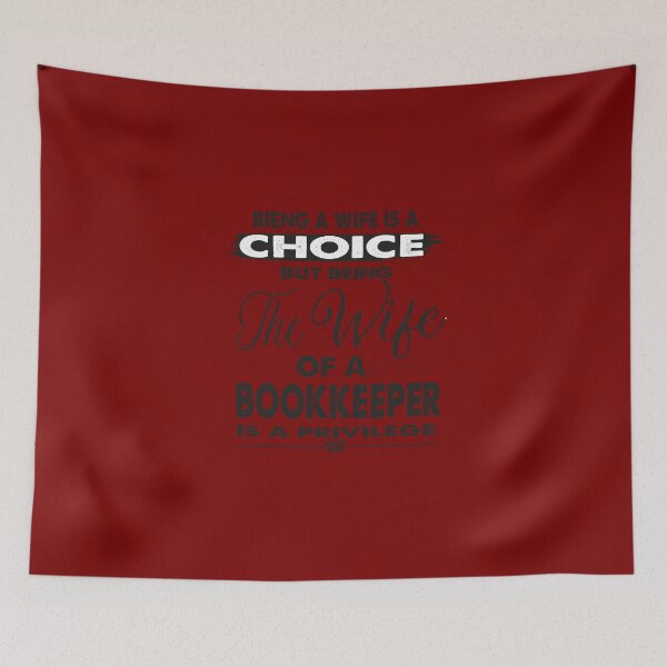 Item preview, Funny Being The Wife Of A Bookkeeper Is Privilege, Funny Gift From A Lawyer's Husband To His Proud Wife designed and sold by Rassitni.
