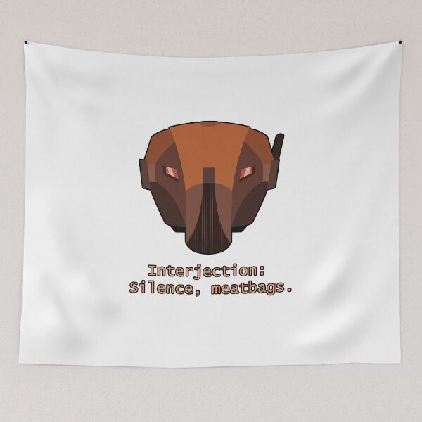 Item preview, HK-47 Interjection: Silence, meatbags. designed and sold by Milena Stardream.