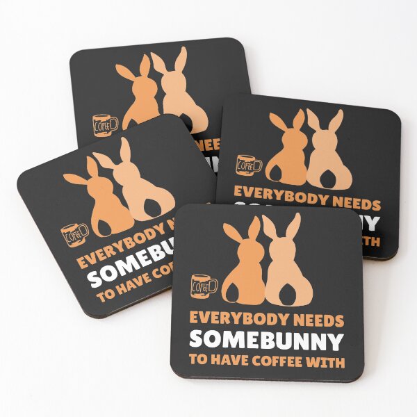 Item preview, Some Bunny Needs Coffee designed and sold by SportyDogShop.