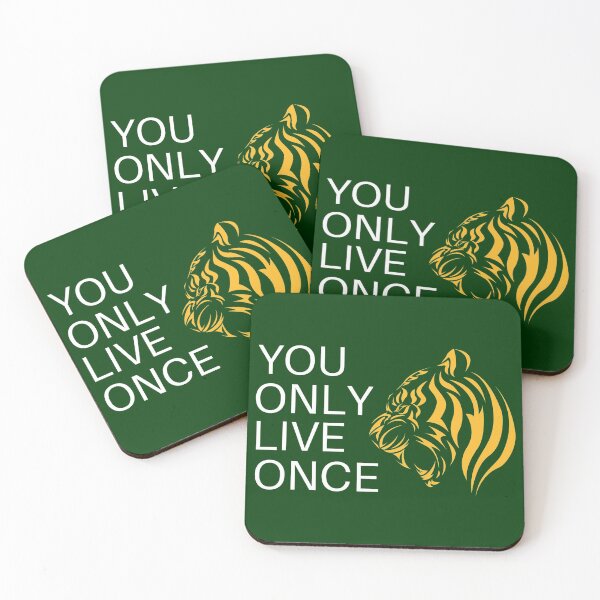 Item preview, You Only Live Once Motivational Message designed and sold by PRB1989.