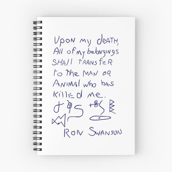 Item preview, ron Swanson upon my death designed and sold by jennlang.