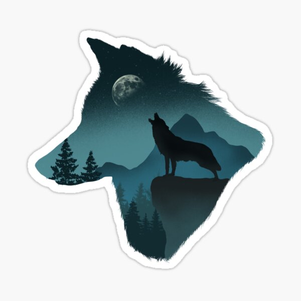 Transgender Therian Wolf Sticker for Sale by Soren's Wonder Emporium