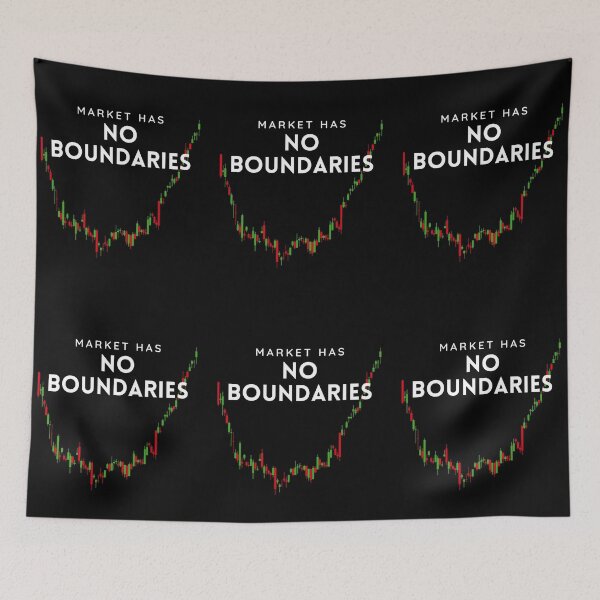 Item preview, Market Has No Boundaries (light) designed and sold by TraderShirts.