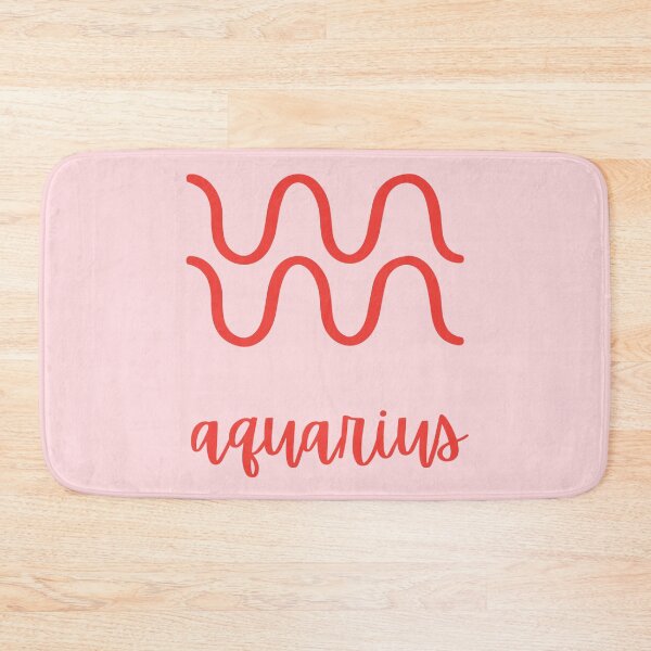 Item preview, minimalist aquarius in red and pink designed and sold by neopop.