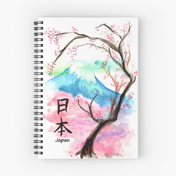 Artikelvorschau, Kirschentwurf, Japan, Berg Fuji entworfen und verkauft von Avekai.