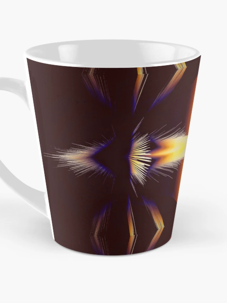 Thumbnail 3 of 4, Coffee Mug, Abstract Exploding Planetary Fractal designed and sold by SXW Designs.