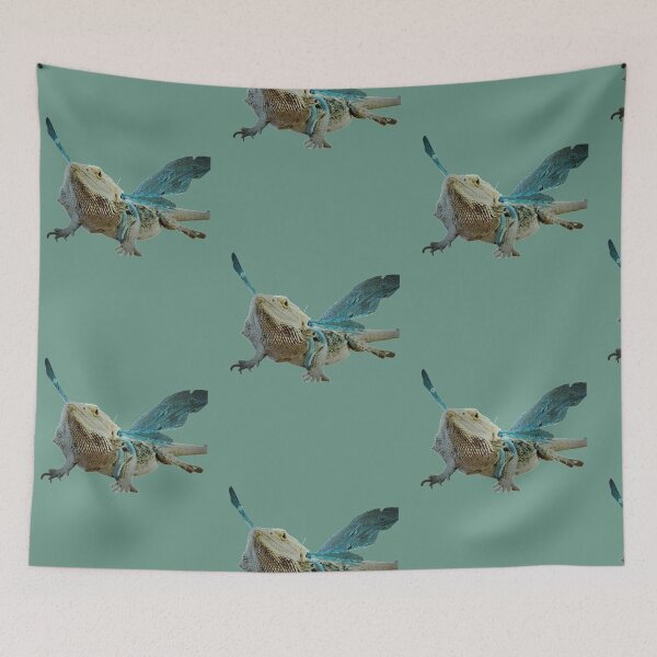 Item preview, Dragón barbudo con alas designed and sold by BuggingOut.
