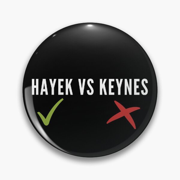 Item preview, Hayek vs Keynes Economy Capitalism  designed and sold by seventythree73.