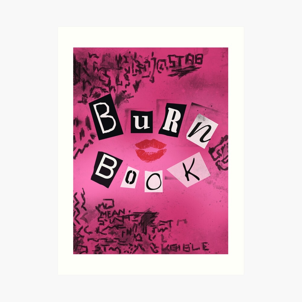 Mean Girls The Burn Book Strapped – Designer Clutch Bags