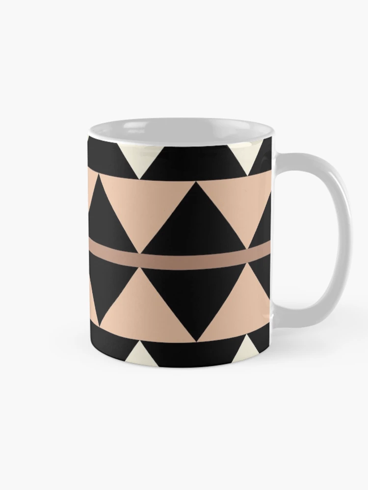 Thumbnail 3 of 6, Coffee Mug, Triangular Geometric Pattern designed and sold by dhmnee.