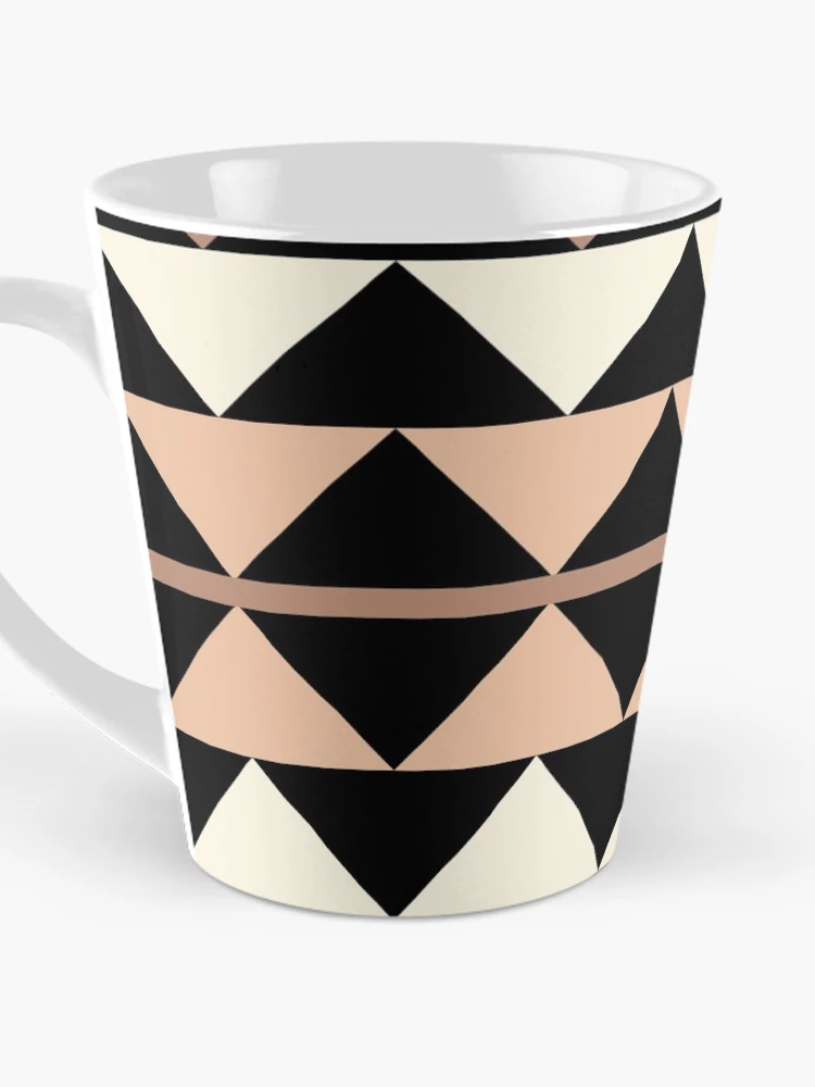 Thumbnail 3 of 4, Coffee Mug, Triangular Geometric Pattern designed and sold by dhmnee.