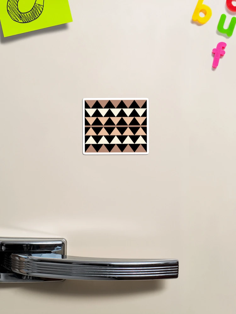 Thumbnail 1 of 3, Magnet, Triangular Geometric Pattern designed and sold by dhmnee.