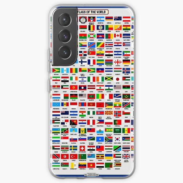 All Flags Country Of The World Samsung Galaxy Soft Case