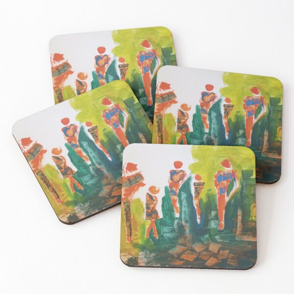 Item preview, Tourists, 5 ladies, museum designed and sold by NessArtByEwa.