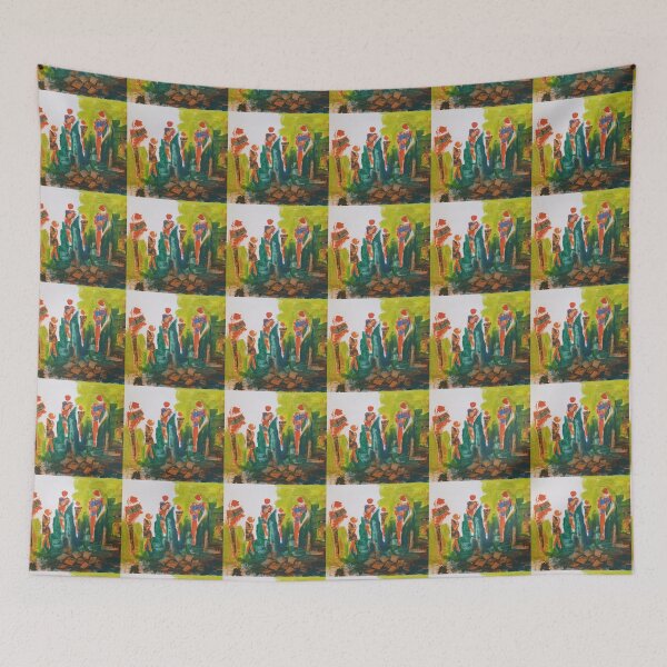 Item preview, Tourists, 5 ladies, museum designed and sold by NessArtByEwa.