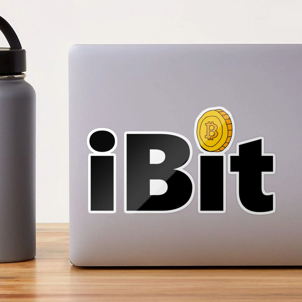 Funny iBit Cryptocurrency Bitcoin Design
