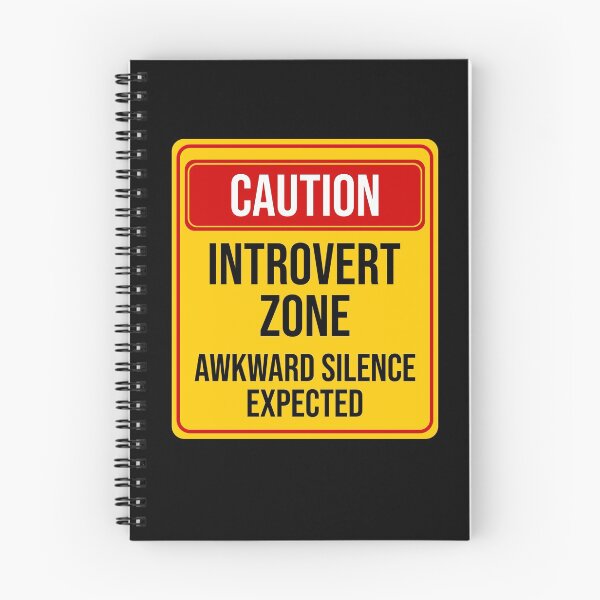 Item preview, Funny warning sign: Introvert zone designed and sold by DeliriousSteve.