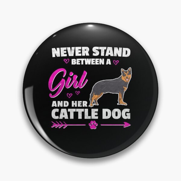 Item preview, Girl with Australian Cattle Dog Sheepdog Gift designed and sold by madgrfx.