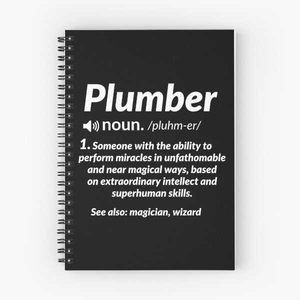 Item preview, Plumber Definition Plumbers designed and sold by Luna1Shop.