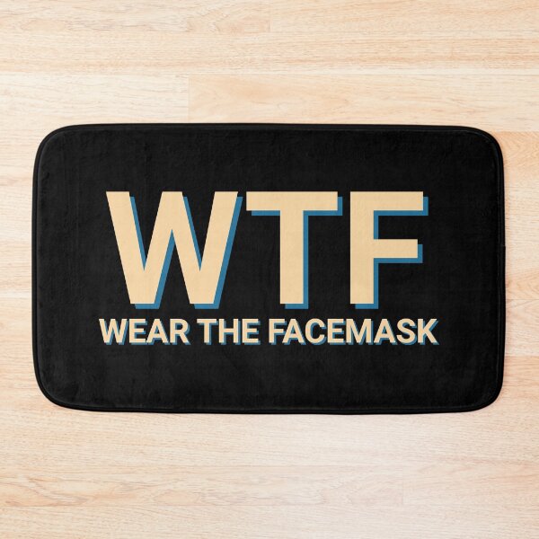 Item preview, WTF Wear The Facemask Coronavirus designed and sold by Sour Soul.