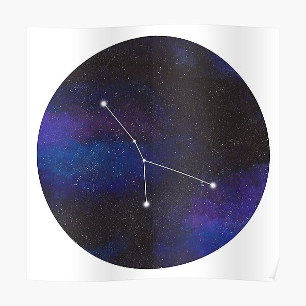 Cancer - galaxy star constellation Poster